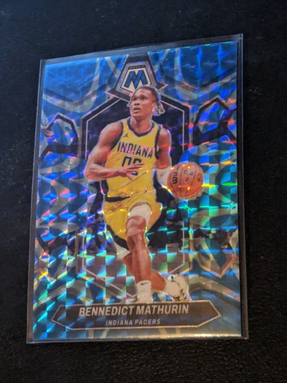 2023-24 Mosaic "Reactive Blue" Bennedict Mathurin #71