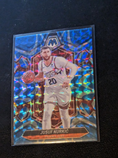 2023-24 Panini Mosaic - Reactive Blue Mosaic Prizm #72 Jusuf Nurkic