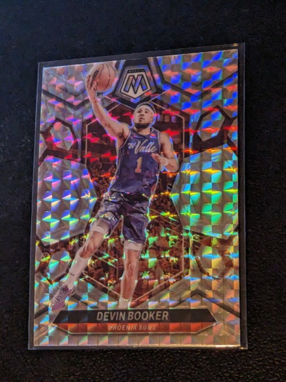 Devin Booker 2023-24 Panini Mosaic #125 Silver Phoenix Suns