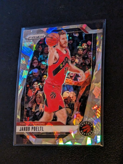 Jakob Poeltl 2024-25 Panini Prizm Ice Prizm #198 Toronto Raptors