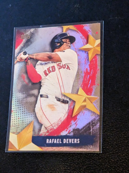 2025 topps series 1 Rafael Devers No. SMLB-21 Holo