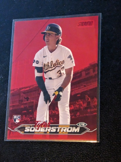 2024 Topps Stadium Club - Tyler Soderstrom #215 Red Foil (RC)