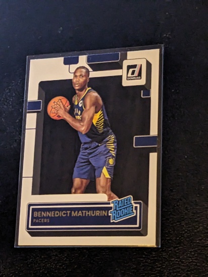 2022-23 Panini Donruss - Rated Rookie Bennedict Mathurin #206 (RC)
