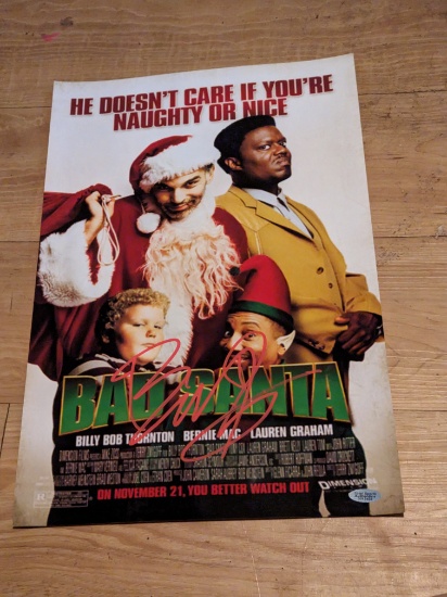 Billy Bob Thornton Signed bad santa Photo 11x17 with coa