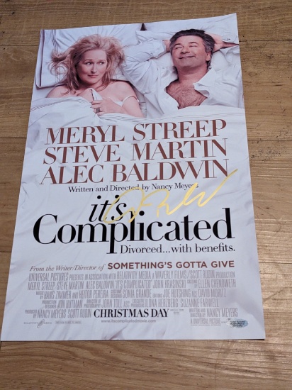 Alec Baldwin Signed Photo 11x17 with coa