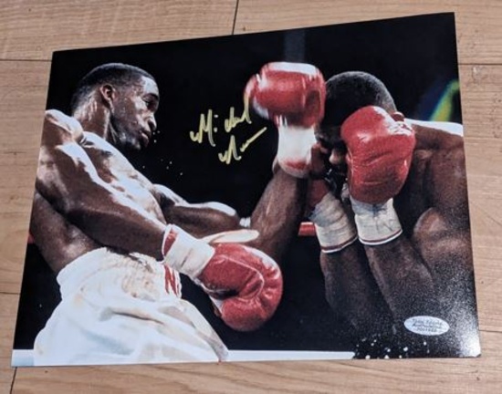 Michael Nunn Signed Photo 8x10 with coa
