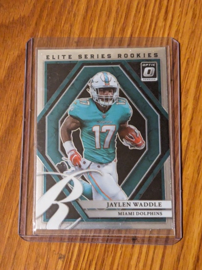 Jaylen Waddle Rookie Card 2021 Donruss Optic Football ELITE SERIES ROOKIES ESR-8