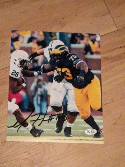 Maurice "Mo" Hurst II Signed Autographed 8x10 Photograph with coa/witnessed