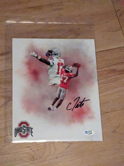 Carnell Tate Signed Autographed 8x10 Photo with coa/witnessed