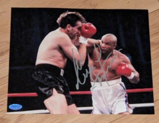 George Foreman autographed 8x10 photo with coa