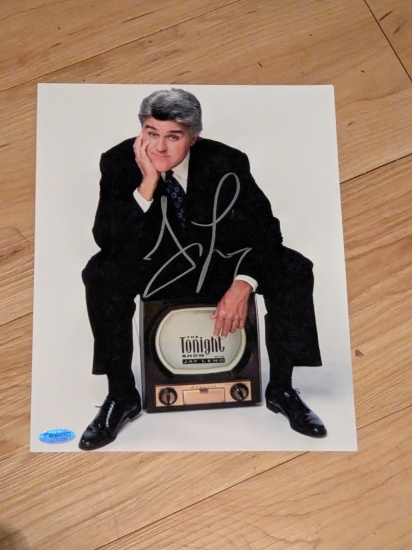 Jay Leno autographed 8x10 photo with coa