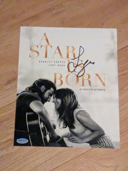 Lady Gaga autographed 8x10 photo with coa