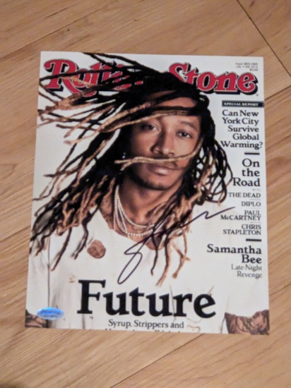 future autographed 8x10 photo with coa
