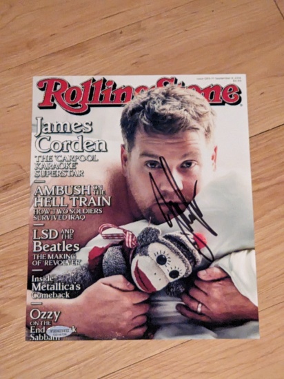 James Corden autographed 8x10 photo with coa