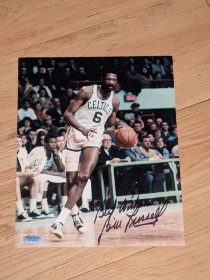 BIll Russell autographed 8x10 photo with coa
