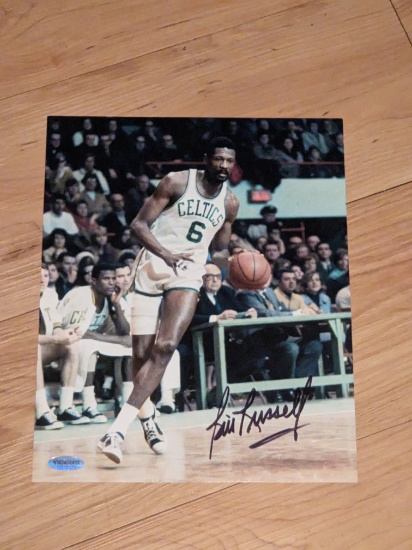 Bill Russell autographed 8x10 photo with coa