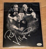 Phil Villapiano Oakland Raiders SIgned 8x10 Photo with coa