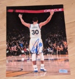 Stephen Curry autographed 8x10 photo with coa
