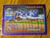 2024 Topps Chrome Logofractor Edition - Purple Refractor #11 Alex Verdugo
