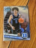 2023-24 Bowman University Chrome Tyrese Proctor #20 1st Duke Blue Devils