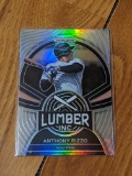 2022 Panini Prizm #LI-5 Anthony Rizzo Lumber Inc. Silver Prizm