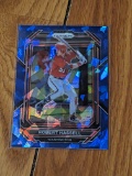 Robert Hassell 2023 Panini Prizm Blue Ice Prizm #48 Washington Nationals