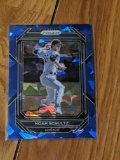 2023 Panini Prizm #101 Blue Cracked Ice Noah Schultz Chicago Cubs