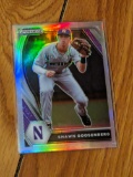 Shawn Goosenberg 2021 Panini Prizm Draft Picks #PDP184 silver insert Northwestern Wildcats