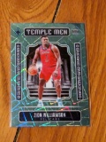 2023-24 Panini Phoenix - Temple Men Teal Lazer #6 Zion Williamson