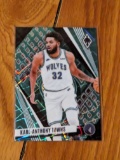 2023-24 Panini Phoenix TEAL Lazer Karl-Anthony Towns #165 Minnesota Card