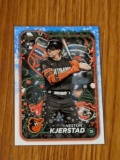 2024 Topps Holiday - Heston Kjerstad #H171 Blue holiday tree Topps Chrome