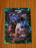 2023 Panini Prizm Green Ice #54 Brennen Davis - Chicago Cubs