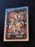 Edouard Julien 2024 Topps Holiday Baseball Card #H174 Minnesota Twins