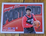 2023-24 Panini NBA Hoops Scoot Henderson Rookie Greetings RC/Rookie