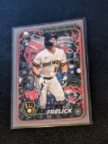 2024 Topps Holiday - Silver Glitter #H35 Sal Frelick (RC)