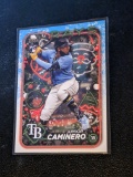 2024 Topps Holiday Rookie #H25 Junior Caminero Tampa Bay Rays