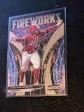 Christian Franklin 2021 Panini Prizm Draft Picks Fireworks #F-CF Arkansas
