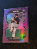 2022 Panini Prizm Baseball Purple #77 Bryce Elder RC Atlanta Braves