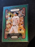 2024 Panini Prizm Baseball Lance Berkman #258 Green Houston Astros