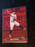 Jose Altuve 2024 Topps Stadium Club #174 Red Foil Houston Astros