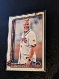 Chipper Jones First Pitch Insert 2025 Topps Series One #FP-7 Atlanta Braves