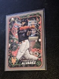 2024 Topps Holiday #H184 Francisco Alvarez Silver Glitter