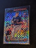 2024 Jack Leiter Rookie Card - Topps Chrome - X-Fractor #111 Texas Rangers
