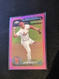 2024 Topps Chrome Nolan Arenado #215 Pink Refractor - Cardinals