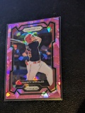 2024 Panini Prizm - Yohandy Morales #208 Pink Ice Prizm (RC)