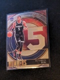 2021-22 Panini Select Basketball De'Aaron Fox Numbers Insert #1 Sacramento Kings