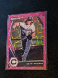 2021 Panini Prizm Draft Picks Baseball Pink Velocity Grant Holman #PDP188