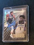 Anthony Edwards rc autographed card w/coa