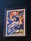 Peyton Manning autographed card w/coa