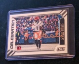 Ja Marr Chase autographed card w/coa